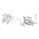 Maxbell 40Pcs High-carbon Steel Sea Fishing Worm Hooks Fishhook Live Bait Hooks