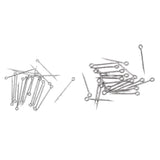 Maxbell 40Pcs High-carbon Steel Sea Fishing Worm Hooks Fishhook Live Bait Hooks