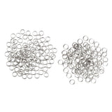 Maxbell 200Pcs Stainless Steel Split Ring Fishing Lure Bait Connector Double Circle