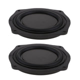 Maxbell 2Pieces 4'' Speaker Vibrating Membrane Passive Bass Diaphragm Plate