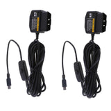 Maxbell 2Pieces 12/24V to 5V Car Dash Cam Hardwire Adapter Cable DVR OBD Buck Line