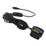 Maxbell 2Pieces 12/24V to 5V Car Dash Cam Hardwire Adapter Cable DVR OBD Buck Line