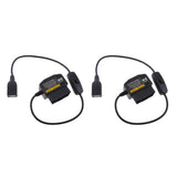 Maxbell 2Piece 12V/36V to 5V/2A Car Power Inverter USB Female OBD Buck Line DVR GPS