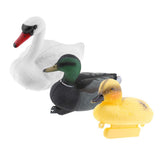 Maxbell Set of 3 Plastic Floating Swan & Duck Decoy for Hunting &Fishing Scarecrow