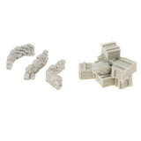 Maxbell 1/35 Resin Figure Resin Boxes and Bags Model Sandbag Walls Combination