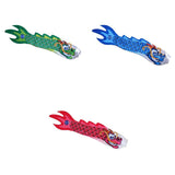 Maxbell 3Pieces Chinese Dragon Flag Outdoor Windsock Carp Streamer Hanging Decor