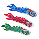 Maxbell 3Pieces Chinese Dragon Flag Outdoor Windsock Carp Streamer Hanging Decor