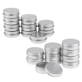 Maxbell 20pcs 15/25ml Aluminium Lip Balm Tin Pot Cosmetic Cream Jar Bottle Container