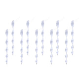 Maxbell 10Pcs Bird Repellent Wind Twisting Scare Rods Reflective Spiral Deterrent