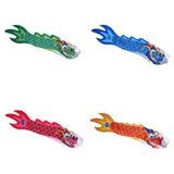 Maxbell 4Pcs Chinese Dragon Flag Outdoor Windsock Carp Streamer Hanging Decor