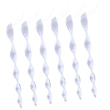 Maxbell 6Pcs Bird Repellent Wind Twisting Scare Rods Reflective Spiral Deterrent