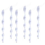 Maxbell 6Pcs Bird Repellent Wind Twisting Scare Rods Reflective Spiral Deterrent