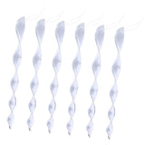 Maxbell 6Pcs Bird Repellent Wind Twisting Scare Rods Reflective Spiral Deterrent