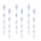 Maxbell 6Pcs Bird Repellent Wind Twisting Scare Rods Reflective Spiral Deterrent