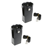 Maxbell 2Pieces PU Leather Case Carry Holder Holster for Motorola GP328 GP338 GP380