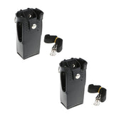 Maxbell 2Pieces PU Leather Case Carry Holder Holster for Motorola GP328 GP338 GP380