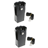 Maxbell 2Pieces PU Leather Case Carry Holder Holster for Motorola GP328 GP338 GP380