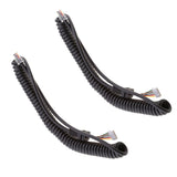Maxbell 2Pieces Microphone Cable Cord For Yaesu FT7800/FT8800/FT8900/FT7900/FT1807