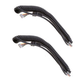Maxbell 2Pieces Microphone Cable Cord For Yaesu FT7800/FT8800/FT8900/FT7900/FT1807
