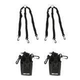Maxbell 2Piece Walkie talkie Radio Holder Holster Case Pouch Bag for GP328 GP88 GP68