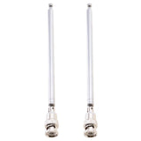 Maxbell 2Pieces 7 Sections Telescopic Antennas w/BNC Connectors for Radio Scanner