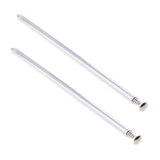 Maxbell 2Pieces 7 Sections Telescopic Antennas M3 Male Thread for Portable Radio TV
