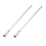 Maxbell 2Pieces Telescopic Aerial Antenna 7 Section F Type for TV AM FM Radio