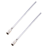 Maxbell 2Pieces Telescopic Aerial Antenna 7 Section F Type for TV AM FM Radio