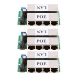 Maxbell 3Pieces Poe Power Supply Module injector for Ethernet Bridge Webcam Black