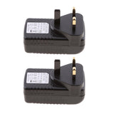 Maxbell 2Pieces UK Plug Poe Power Supply 48V 0.5A Over Ethernet Switch Router