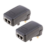 Maxbell 2Pieces UK Plug Poe Power Supply 48V 0.5A Over Ethernet Switch Router