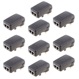 Maxbell 10Pieces UK Plug Poe Power Supply 48V 0.5A Over Ethernet Switch Router