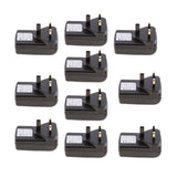 Maxbell 10Pieces UK Plug Poe Power Supply 48V 0.5A Over Ethernet Switch Router