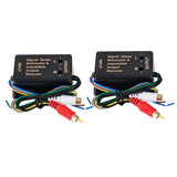 Maxbell 2Pieces Car Speaker Audio RCA Adapter High to Low Level Converter