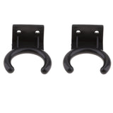Maxbell 2Pieces Universal Wired Microphone Hook Holders Wall Stands Hanger
