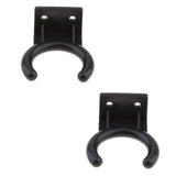 Maxbell 2Pieces Universal Wired Microphone Hook Holders Wall Stands Hanger