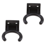 Maxbell 2Pieces Universal Wired Microphone Hook Holders Wall Stands Hanger