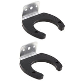 Maxbell 2Pieces Universal Wired Microphone Holders Wall Hook Stands Hanger