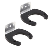 Maxbell 2Pieces Universal Wired Microphone Holders Wall Hook Stands Hanger