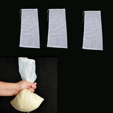 Maxbell 3 Pcs Nut Milk Cold Brew Coffee Juic Reusable Nylon Mesh Strainer Filter Bag