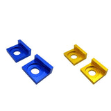 Maxbell 15mm Chain Adjuster Tensioner Block for Dirt Bike Motorcycle Gold & Blue