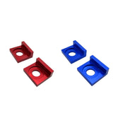 Maxbell 15mm Chain Adjuster Tensioner Block for Dirt Bike Motorcycle Blue & Red