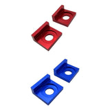 Maxbell 15mm Chain Adjuster Tensioner Block for Dirt Bike Motorcycle Blue & Red