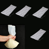 Maxbell 4 Pcs Nut Milk Cold Brew Coffee Juic Reusable Nylon Mesh Strainer Filter Bag