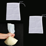 Maxbell 2 Pcs Milk Coffee Juice Reusable Nylon Mesh Strainer Filter Bag 15x20cm