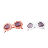 Maxbell 2Pcs Toddler Sun Flower Kids Baby Boy Girl Soft Plastic UV400 Sunglasses