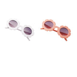 Maxbell 2Pcs Toddler Sun Flower Kids Baby Boy Girl Soft Plastic UV400 Sunglasses