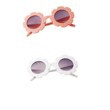 Maxbell 2Pcs Toddler Sun Flower Kids Baby Boy Girl Soft Plastic UV400 Sunglasses