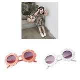 Maxbell 2Pcs Toddler Sun Flower Kids Baby Boy Girl Soft Plastic UV400 Sunglasses