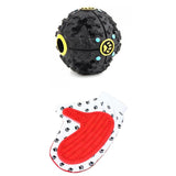 Maxbell Pet Dog Squeaky Ball Feeding Toy and Pet Grooming Brush Massage Hand Glove